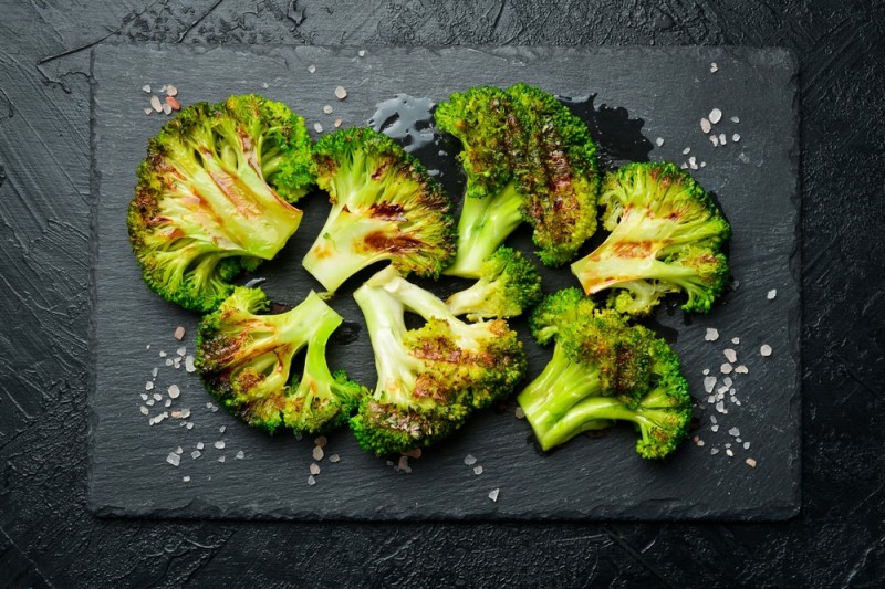 Broccoli preparat pe grill